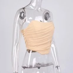 Kinky Cloth Top & Tees Strapless Mesh Corset Top