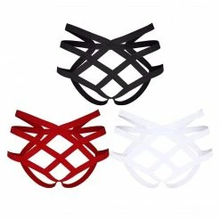 Kinky Cloth Hollow Bandeau Ribbon Harness Plus Size