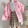 Kinky Cloth Strawberry Bunny Kimono Robes