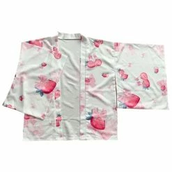 Kinky Cloth Strawberry Bunny Kimono Robes