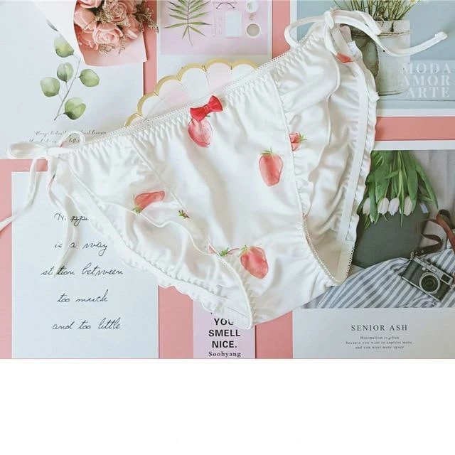 Kinky Cloth Strawberry Panties Kawaii 1 Kinky Cloth Strawberry Panties Kawaii