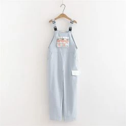 Kinky Cloth Kawaii Lolita Strawberry Print Jumpsuit