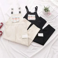 Kinky Cloth Kawaii Lolita Strawberry Print Jumpsuit