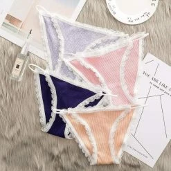 Kinky Cloth Lingerie & Panties String Cotton Lace Panties