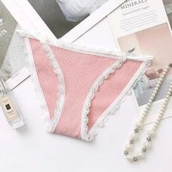 Kinky Cloth Lingerie & Panties String Cotton Lace Panties