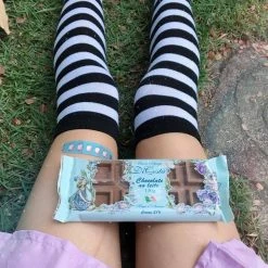 Kinky Cloth Socks & Tights Striped Colors Thigh High Socks