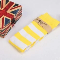 Kinky Cloth Socks & Tights Striped Colors Thigh High Socks