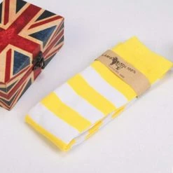 Kinky Cloth Socks & Tights Striped Colors Thigh High Socks