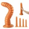 Kinky Cloth Dildos Strong Suction Soft Huge Dildo