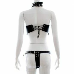 Kinky Cloth BDSM Studded Chastity Body Harness