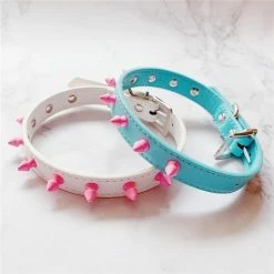 Kinky Cloth Studded Rivet Punk Choker