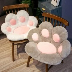 Kinky Cloth Stuffed Paw Pillow Seat Cushion