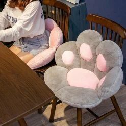 Kinky Cloth Stuffed Paw Pillow Seat Cushion
