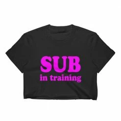 Kinky Cloth Top & Tees Sub In Training Crop Top