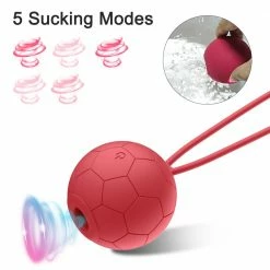 Kinky Cloth REDBALL Sucking Clit Vibrator & Stimulator Clit Vibrators