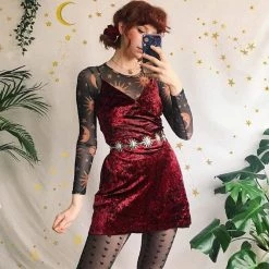 Kinky Cloth Sun Patchwork Chain Belt Goth 12 Kinky Cloth Sun Patchwork Chain Belt Goth