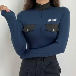 Kinky Cloth SURE Print Turtleneck Bodysuit