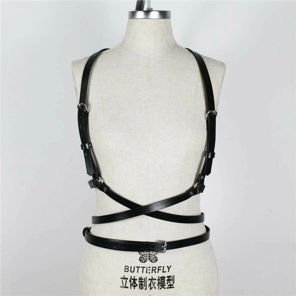 Kinky Cloth Suspender Waist Harness BDSM 5 Kinky Cloth Suspender Waist Harness BDSM