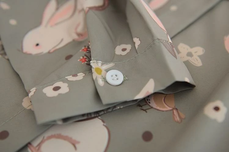 Kinky Cloth Sweet Bunny Button Up Shirt 7 Kinky Cloth Sweet Bunny Button Up Shirt