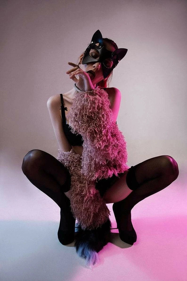 Kinky Cloth BDSM Sweet Kitten Face Mask 2 Kinky Cloth BDSM Sweet Kitten Face Mask