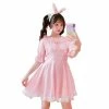 Kinky Cloth Cosplay Sweet Lolita Pink Plaid Dress