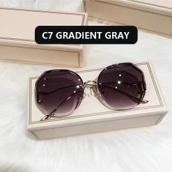 Kinky Cloth Tea Gradient Sunglasses
