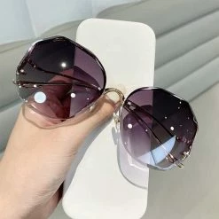Kinky Cloth Tea Gradient Sunglasses