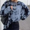 Kinky Cloth Tie Dye Oversized Sweatshirts