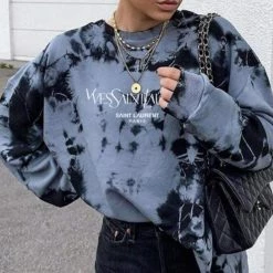 Kinky Cloth Tie Dye Oversized Sweatshirts