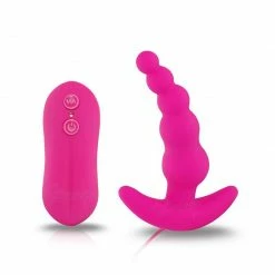 Kinky Cloth Anal Beads TNGLX Beaded Vibrating Plug