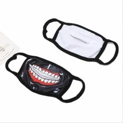 Kinky Cloth Tokyo Ghoul Zipper Mouth Face Mask Under $20