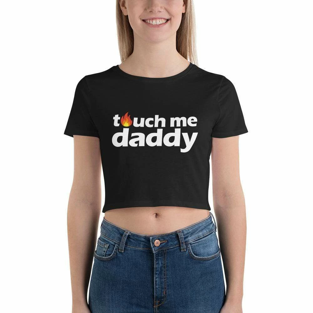 Kinky Cloth Touch Me Daddy Crop Top Tee 1 Kinky Cloth Touch Me Daddy Crop Top Tee