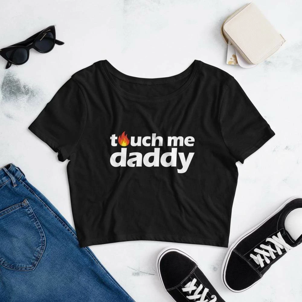 Kinky Cloth Touch Me Daddy Crop Top Tee 4 Kinky Cloth Touch Me Daddy Crop Top Tee