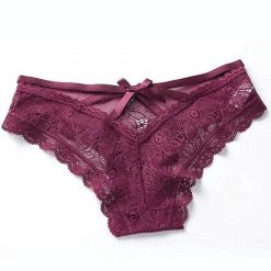 Kinky Cloth Transparent Lace Low-Waist Panties