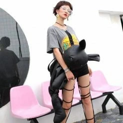 Kinky Cloth Rabbit Rag Doll Shoulder Bag Pet Play 15 Kinky Cloth Rabbit Rag Doll Shoulder Bag Pet Play