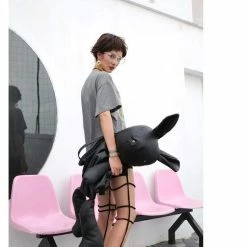 Kinky Cloth Rabbit Rag Doll Shoulder Bag Pet Play 18 Kinky Cloth Rabbit Rag Doll Shoulder Bag Pet Play