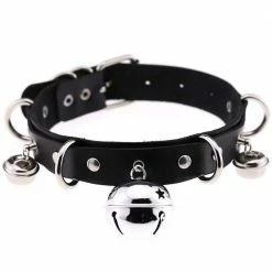 Kinky Cloth Triple Bell Ring Collar Kittens