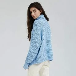 Kinky Cloth Top & Tees Turtleneck Chunky Oversized Sweater 12 Kinky Cloth Top & Tees Turtleneck Chunky Oversized Sweater