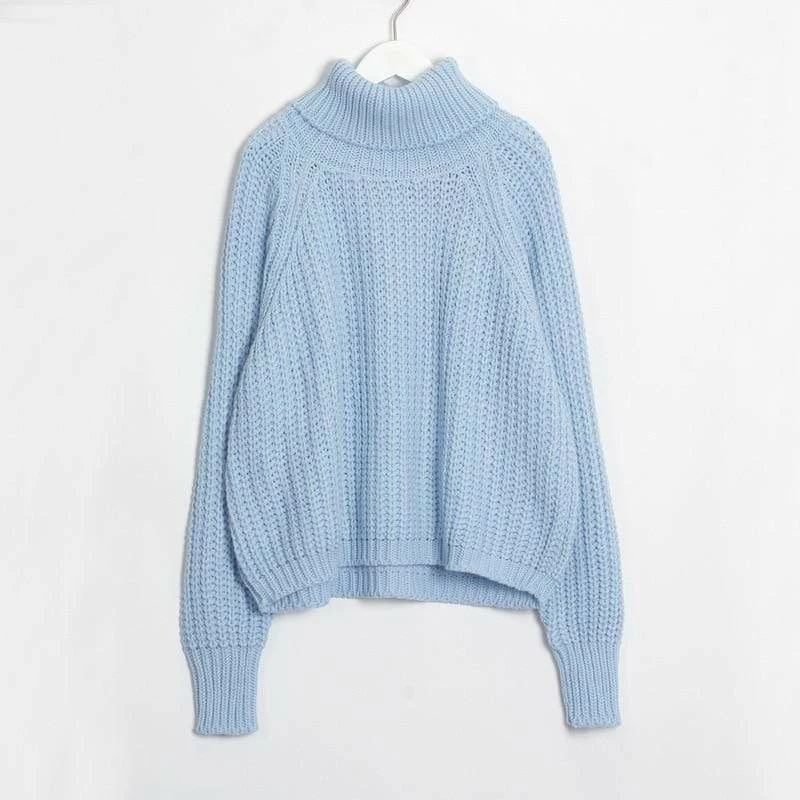 Kinky Cloth Top & Tees Turtleneck Chunky Oversized Sweater 7 Kinky Cloth Top & Tees Turtleneck Chunky Oversized Sweater