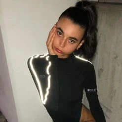 Kinky Cloth Turtleneck Too High Bodysuit