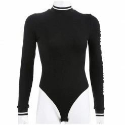 Kinky Cloth Turtleneck Too High Bodysuit