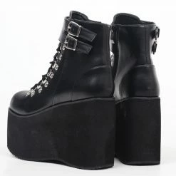 Kinky Cloth Ultra-High Heel Ankle Boots