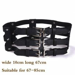 Kinky Cloth Ultra Leather Belt Corset Harness BDSM