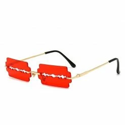 Kinky Cloth Ultralight Blade Shape Sunglasses Punk