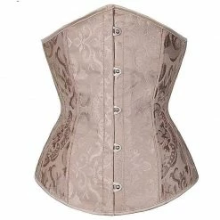 Kinky Cloth Underbust Jacquard Floral Corset