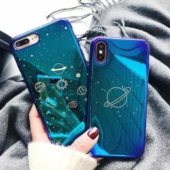 Kinky Cloth Universe Planet Blu-Ray IPhone Case Phone Cases