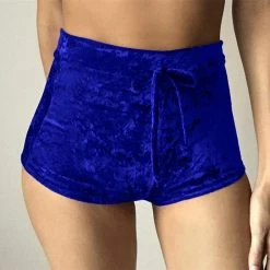 Kinky Cloth Velvet Drawstring Shorts DDLG - Daddy / Little