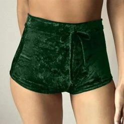Kinky Cloth Velvet Drawstring Shorts DDLG - Daddy / Little