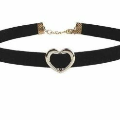 Kinky Cloth Collars & Chokers Velvet Heart Choker
