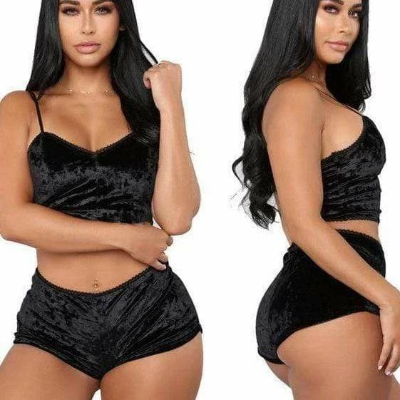 Kinky Cloth Velvet Pajamas Lingerie & Panties 5 Kinky Cloth Velvet Pajamas Lingerie & Panties